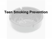 Teen Smoking Prevention