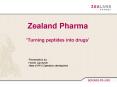Zealand Pharma Turning peptides into drugs PowerPoint PPT Presentation