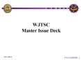 WJTSC Master Issue Deck PowerPoint PPT Presentation