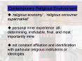 religious economy , religious consumer supermarket PowerPoint PPT Presentation