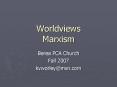 Worldviews Marxism PowerPoint PPT Presentation