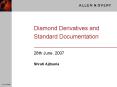 Diamond Derivatives and Standard Documentation PowerPoint PPT Presentation