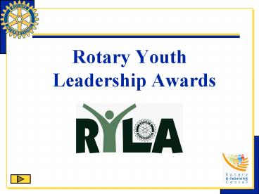 Rotary Youth Leadership Awards