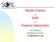 Model Fusion AOP Feature Interaction PowerPoint PPT Presentation