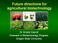 Future directions for agricultural biotechnology PowerPoint PPT Presentation