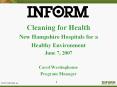Cleaning for Health PowerPoint PPT Presentation