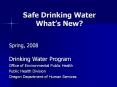 Safe Drinking Water What PowerPoint PPT Presentation