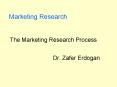 Marketing Research PowerPoint PPT Presentation