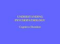 UNDERSTANDING PSYCHOPATHOLOGY PowerPoint PPT Presentation