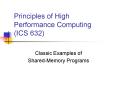 Principles of High Performance Computing ICS 632 PowerPoint PPT Presentation