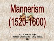 Mannerism