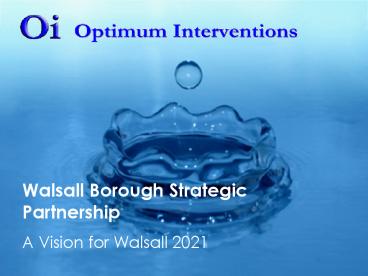 Walsall Borough Strategic Partnership
