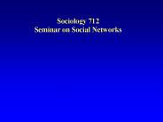 Sociology 712