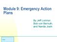 Module 9: Emergency Action Plans PowerPoint PPT Presentation