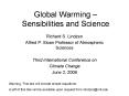 Global Warming Sensibilities and Science PowerPoint PPT Presentation
