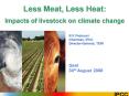Less Meat, Less Heat: Impacts of livestock on climate change PowerPoint PPT Presentation