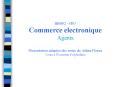 Ift6802 H03 Commerce electronique Agents Presentation adapte des notes de Adina Florea Cours a Worce PowerPoint PPT Presentation