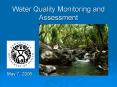 Water Quality Monitoring and Assessment PowerPoint PPT Presentation