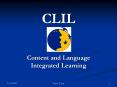 CLIL PowerPoint PPT Presentation