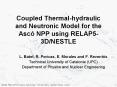 Coupled Thermal-hydraulic and Neutronic Model for the Asc PowerPoint PPT Presentation