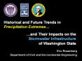 and Their Impacts on the Stormwater Infrastructure of Washington State PowerPoint PPT Presentation