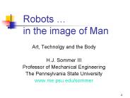 Robots in the image of Man