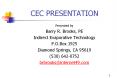 CEC PRESENTATION PowerPoint PPT Presentation