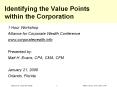 Identifying the Value Points within the Corporation PowerPoint PPT Presentation