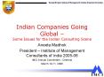 Indian Companies Going Global Some Issues for the Indian Consulting Scene PowerPoint PPT Presentation