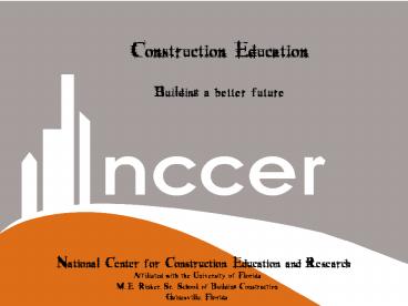 National Center for Construction Education and Research