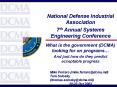 National Defense Industrial Association PowerPoint PPT Presentation