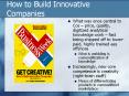 How to Build Innovative Companies PowerPoint PPT Presentation