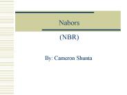 Nabors NBR
