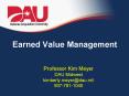 Earned Value Management PowerPoint PPT Presentation