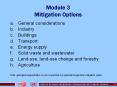 Module 3 Mitigation Options PowerPoint PPT Presentation