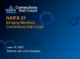 NAIFA 21 Bringing Members Connections that Count PowerPoint PPT Presentation