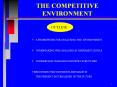 THE COMPETITIVE ENVIRONMENT PowerPoint PPT Presentation