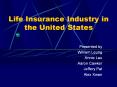 Life Insurance Industry in the United States PowerPoint PPT Presentation