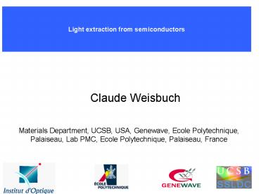 Claude Weisbuch