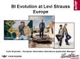 BI Evolution at Levi Strauss Europe PowerPoint PPT Presentation