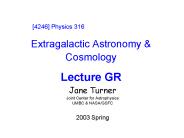 Extragalactic Astronomy