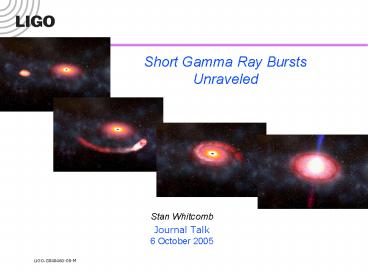 Short Gamma Ray Bursts Unraveled
