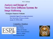 Vector Error Diffusion