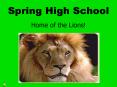Spring High School PowerPoint PPT Presentation