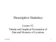 Descriptive Statistics PowerPoint PPT Presentation