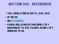 SECTION 343 REFERENCES PowerPoint PPT Presentation