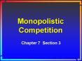 Monopolistic Competition PowerPoint PPT Presentation