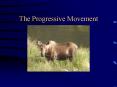 The Progressive Movement PowerPoint PPT Presentation