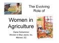 Women in Agriculture PowerPoint PPT Presentation