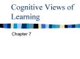 Cognitive Views of Learning PowerPoint PPT Presentation